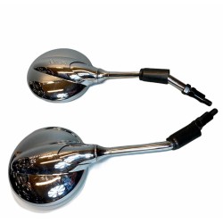 Sidespejl sæt i krom Gatsby