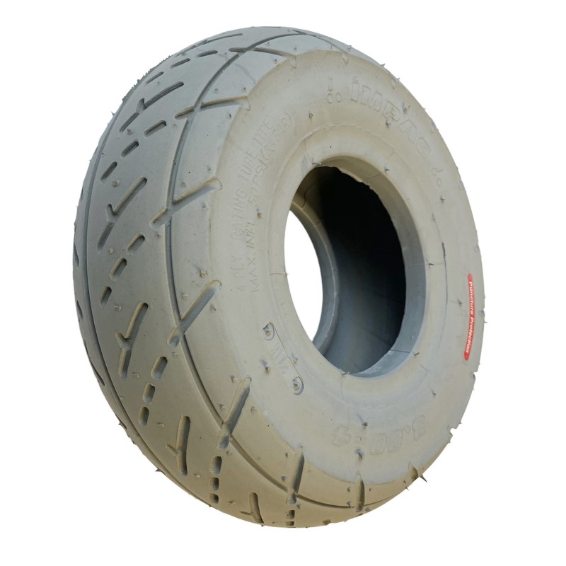 Grå Racin dæk 3.00-4 (260x85) puncture protection Grå Racin dæk 3.00-4 (260x85) puncture protection