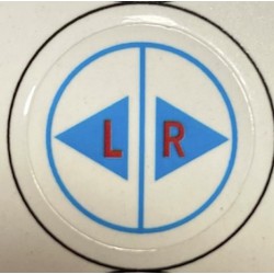 Label for blinklys til kontrol panel