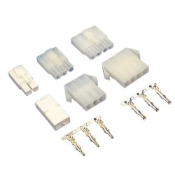 4 polet 6.2 mm Han stik, 5 stk