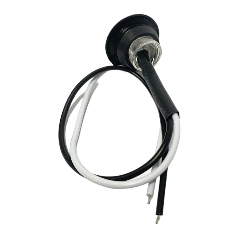 Hvid LED lygte 12V DC til bygning i Ø19 hul
