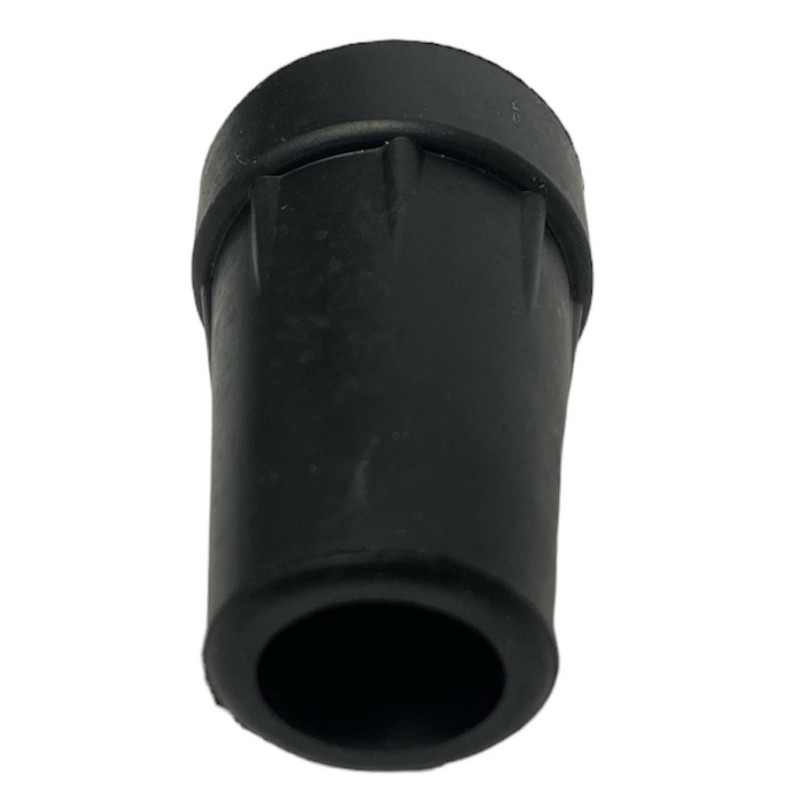 Gummi dupsko 14mm med stål indlæg sort
