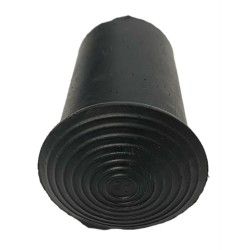 Gummi dupsko 22 mm, for stok, Sort