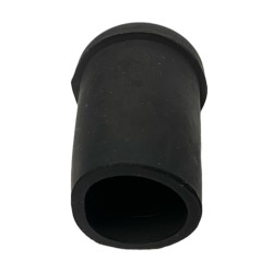Gummi dupsko 20 mm, for stok, med stål indlæg sort