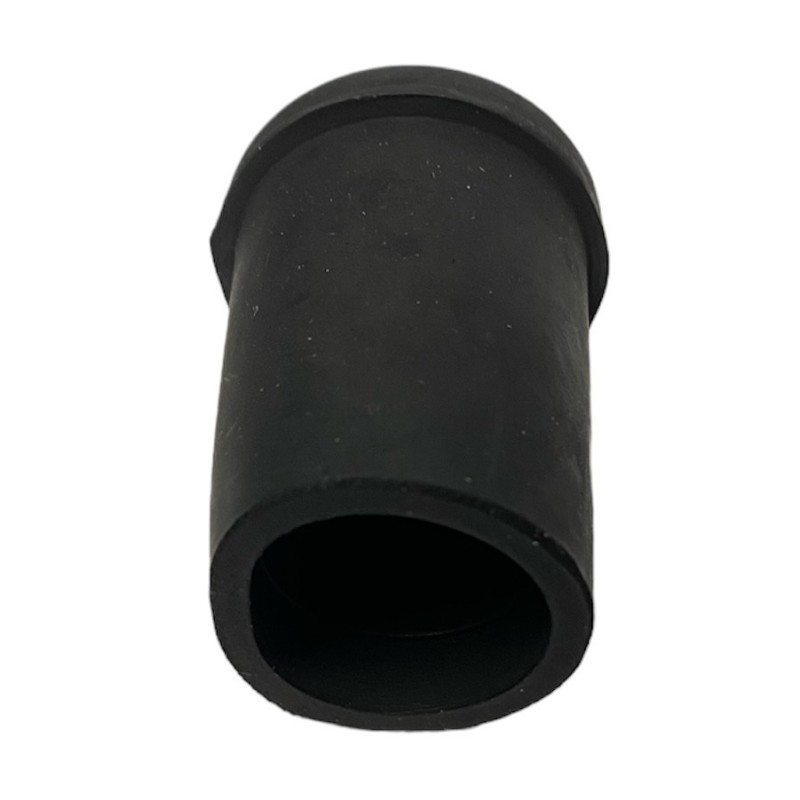 Gummi dupsko 20 mm, for stok, med stål indlæg sort