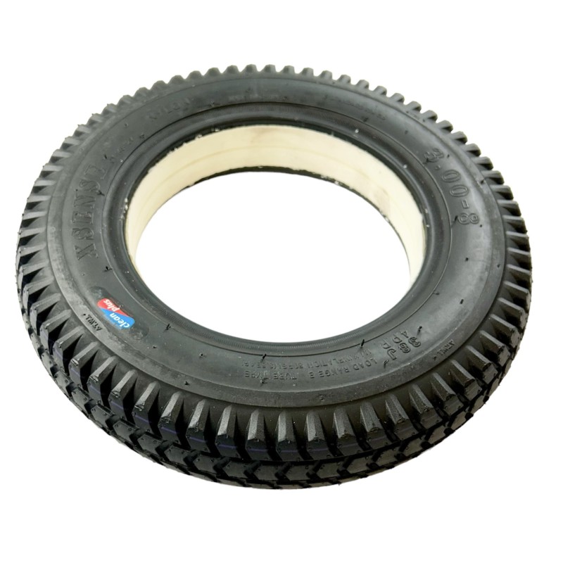 Punkterfri Grå dæk 3.00-8 pur fyldt 345 mm