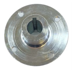 Elgalvaniseret 19 mm nav