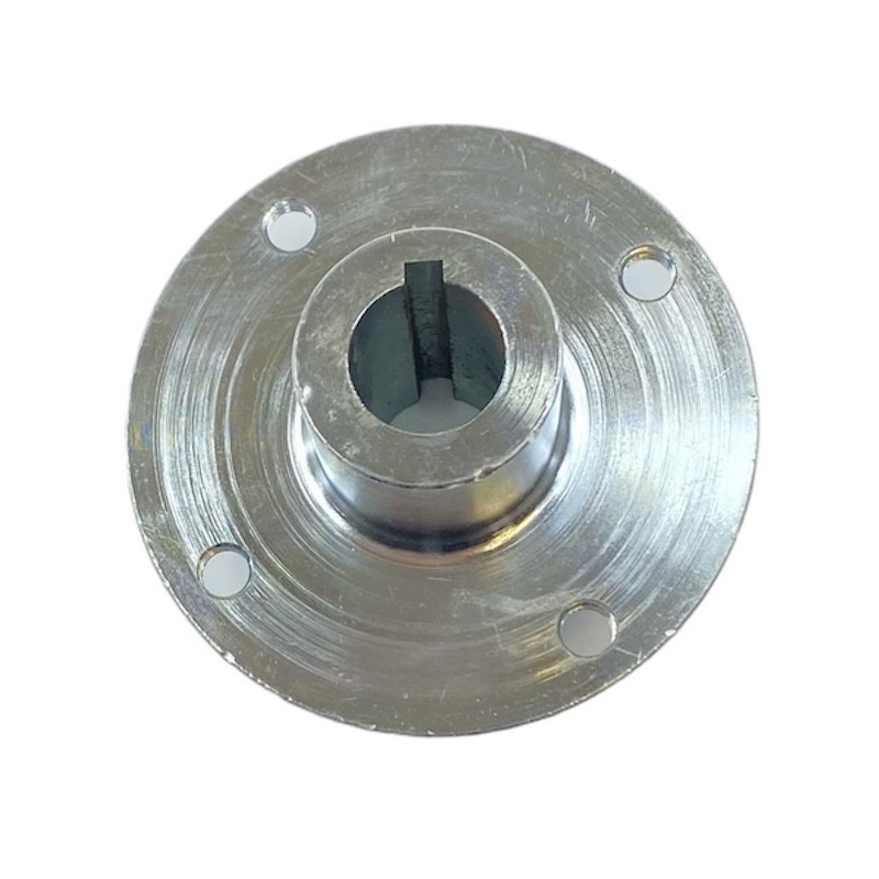 Elgalvaniseret 19 mm nav