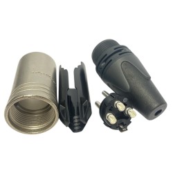 3 polet XLR Han ladestik 3 polet XLR Han ladestik
