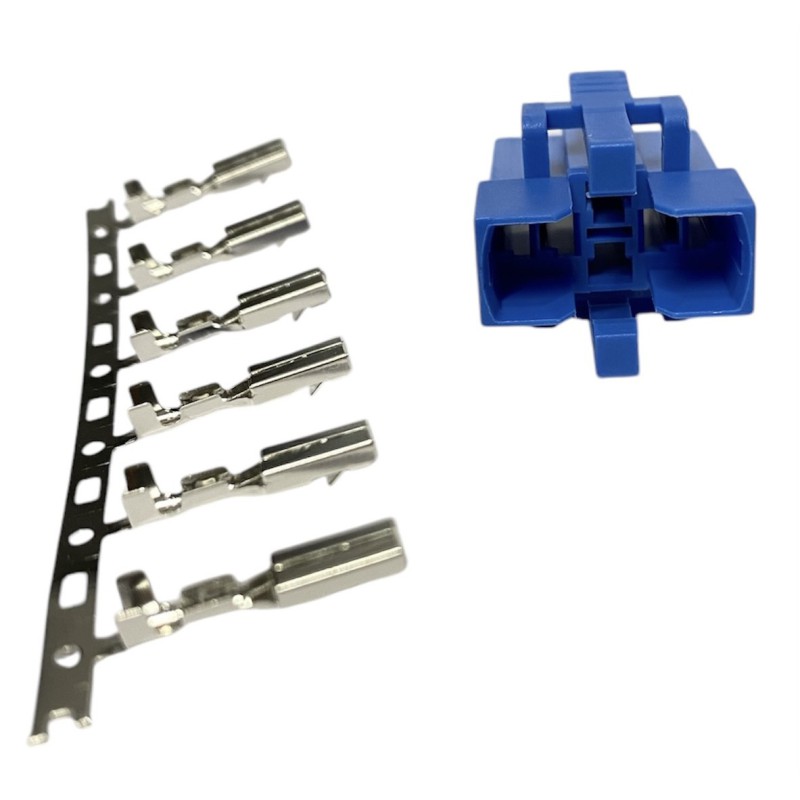 6 polet Connector med terminaler