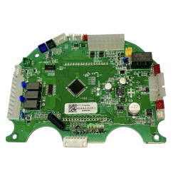 Digital display med voltmeter og temperatur