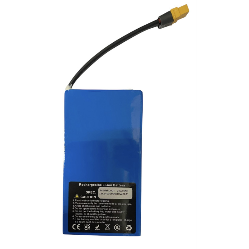 Lithium batteri 24V 2,6AH Lithium batteri 24V 2,6AH