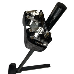 Dobbelt Stokkeholder med klemme Dobbelt Stokkeholder med klemme