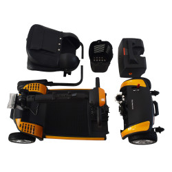 Ecomini rejse el-scooter - Rød