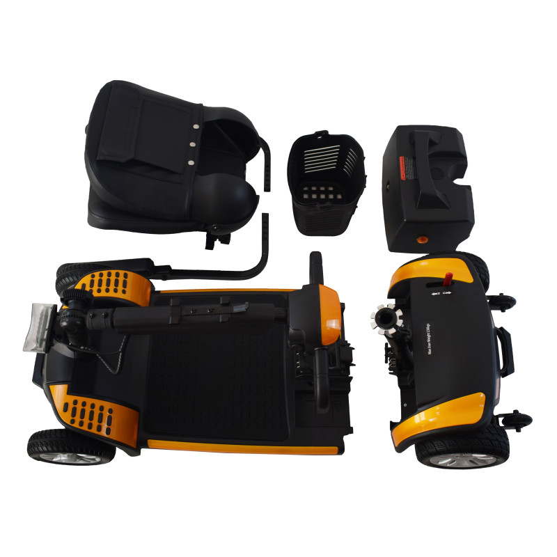 Ecomini rejse el-scooter - Rød