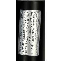 Trækaksel med 220 watt motor