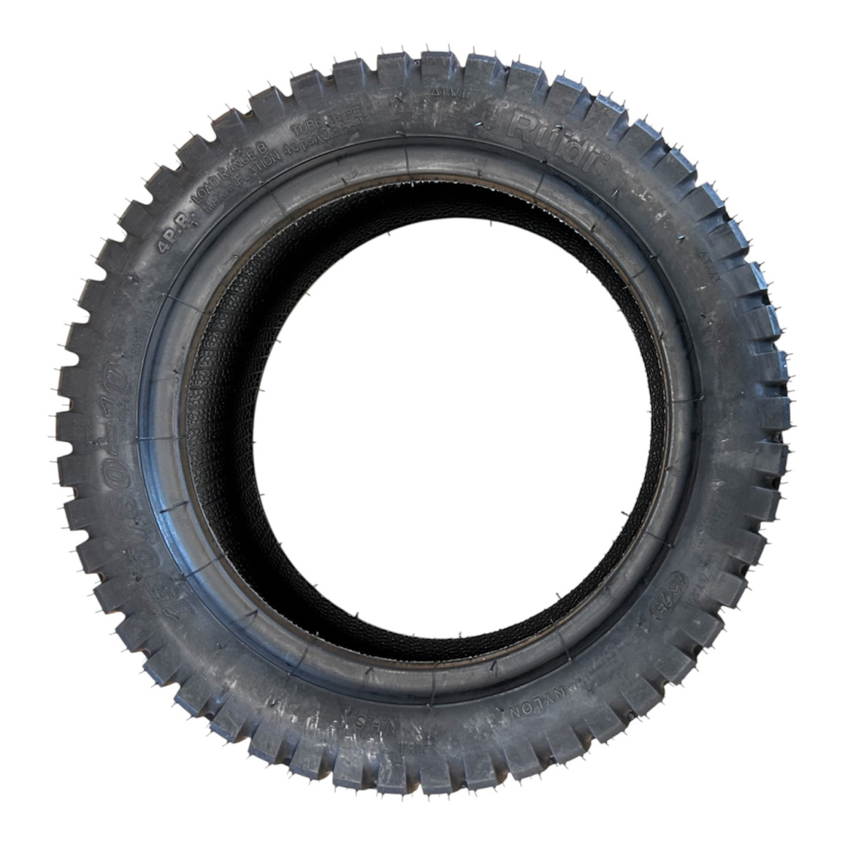 10" sort dæk