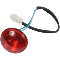Baglygte incl. pære. 24 Volt 